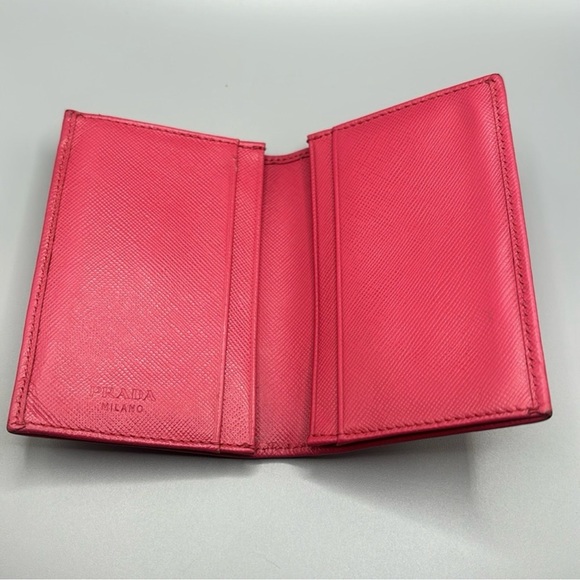 PRADA BOW PINK CARDHOLDER - Picture 5 of 9